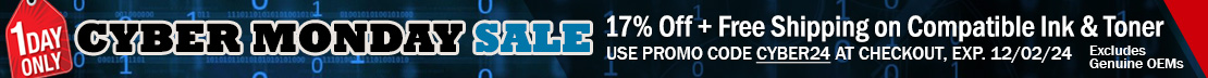 Save 17% and Get Free Shipping on Remanufactured and Compatible Ink & Toner Cartridges (excludes OEMs)