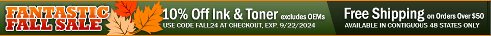 Save 10% on Compatible & Remanufactured Printer Ink & Toner Cartridges (excludes OEM)