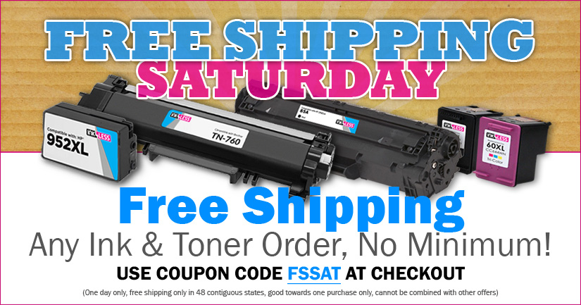 Free Shipping on any Ink and toner order