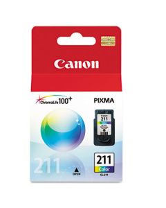 Genuine Canon CL-211 (2976B001) Tri-Color Ink Cartridge