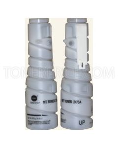 Genuine Konica Minolta 8937-753 (MT205A, MT205) Black Copier Toner Cartridge 2-Pack