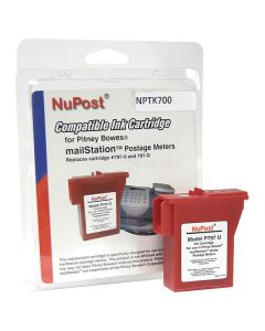 Compatible NuPost Non-OEM Pitney Bowes 797-0 Red Inkjet Cartridge (Replaces 797-0, 797-M, 797-Q, NPTK700)