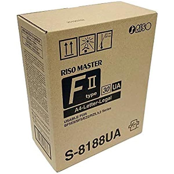 Genuine Riso S-8113U (S8113U) Type F II Black Duplicator Ink 2-Pack  (Replaces S-4254, S-6930U, S-7605)