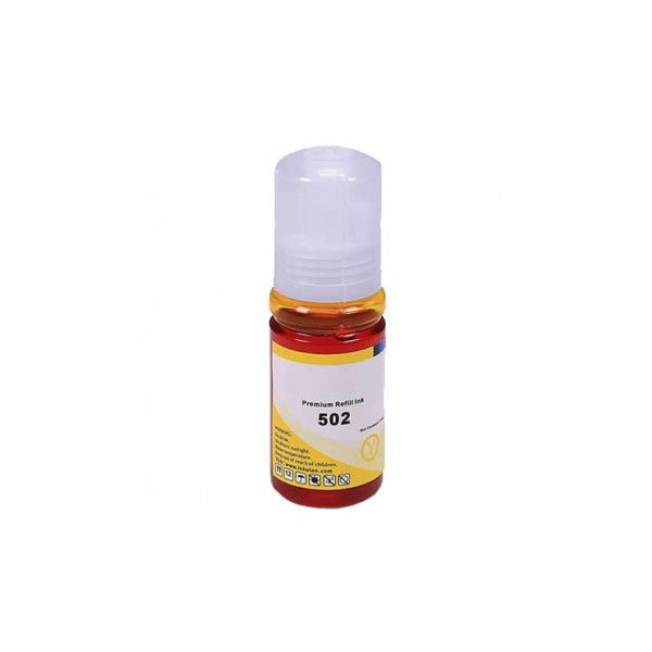 Compatible Epson Ecotank 502 T502420 S Yellow Dye Ink Bottle By Premium Quality 1778